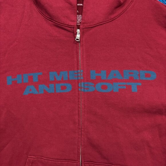 Billie Eilish Hit Me Hard & Soft The Tour Zip-Up Hoodie XXL - Picture 2 of 4